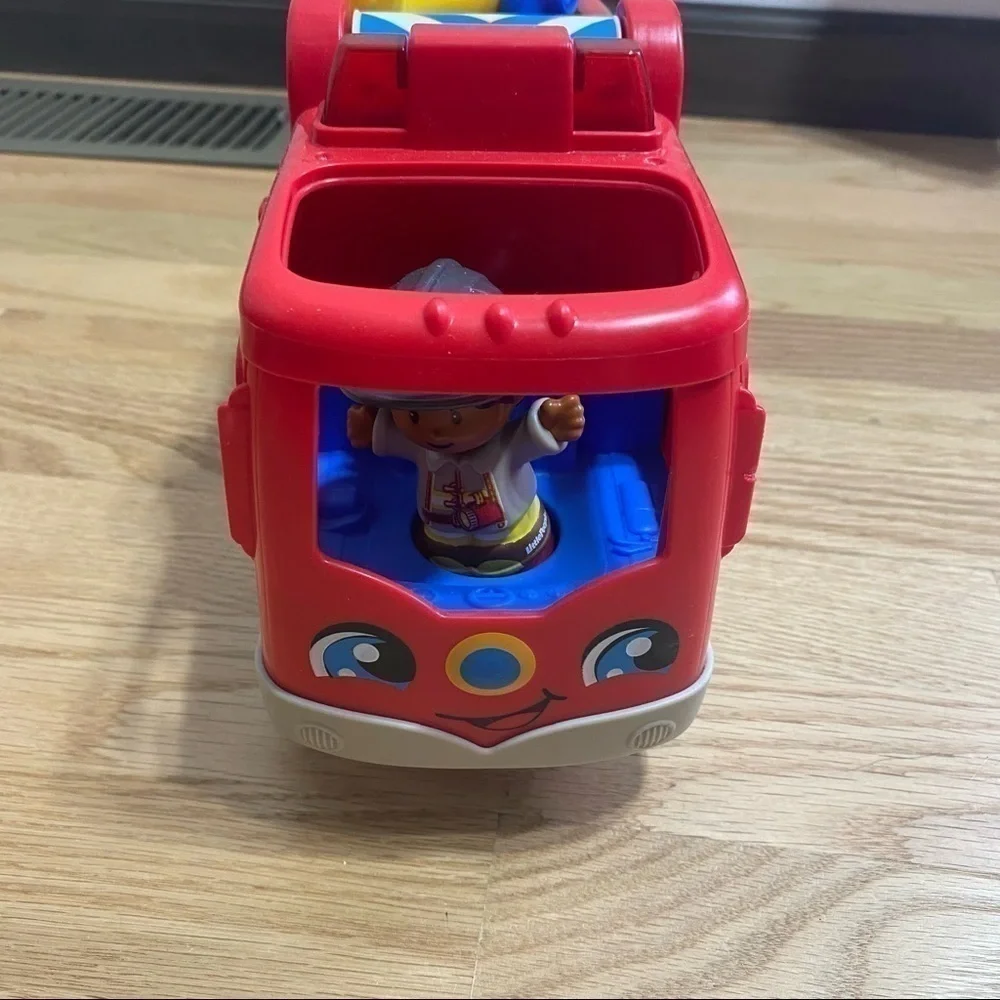 Fisher Price Little People Fire Truck Kids Toys